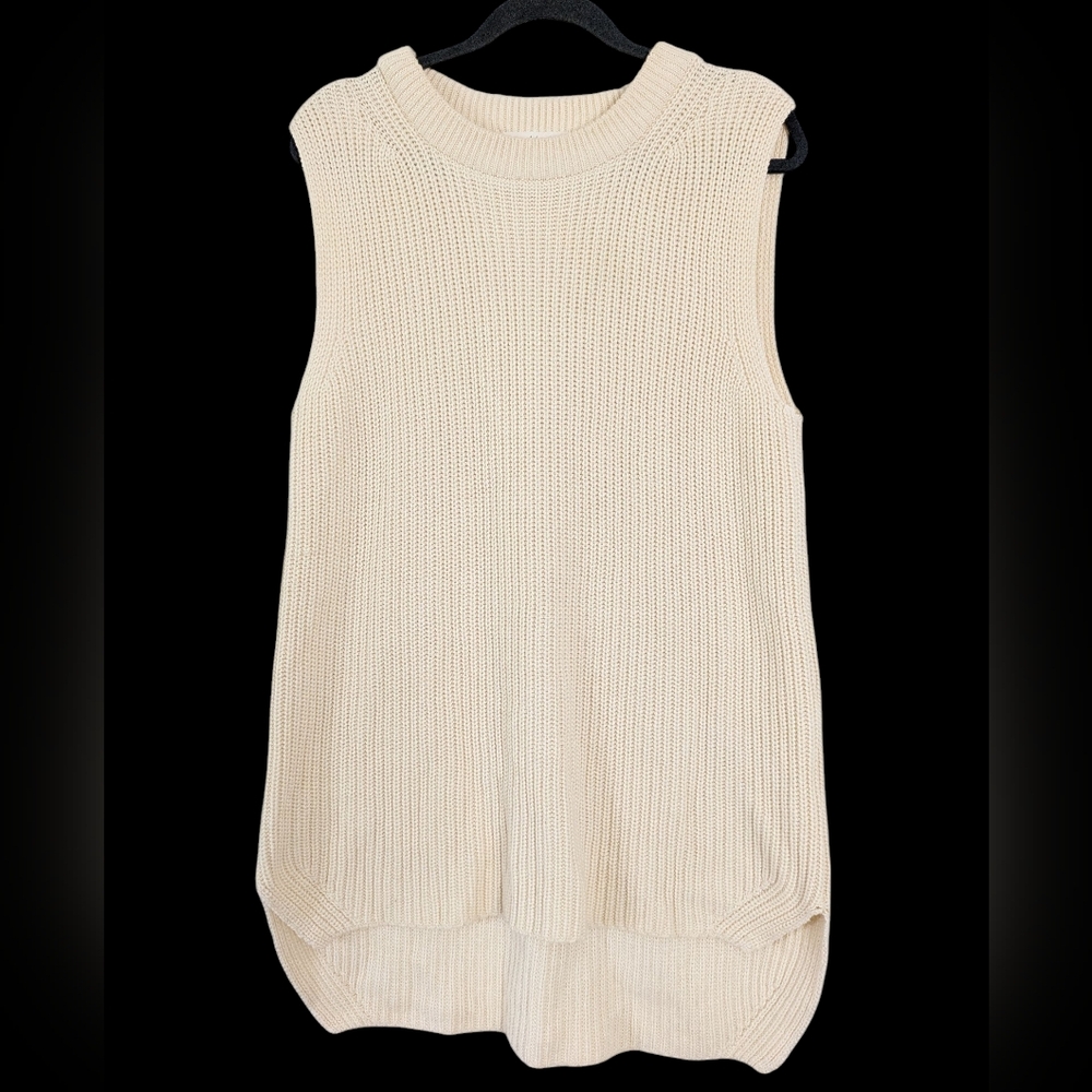 Callahan Cotton Knit‎ Sleeveless Long Sweater